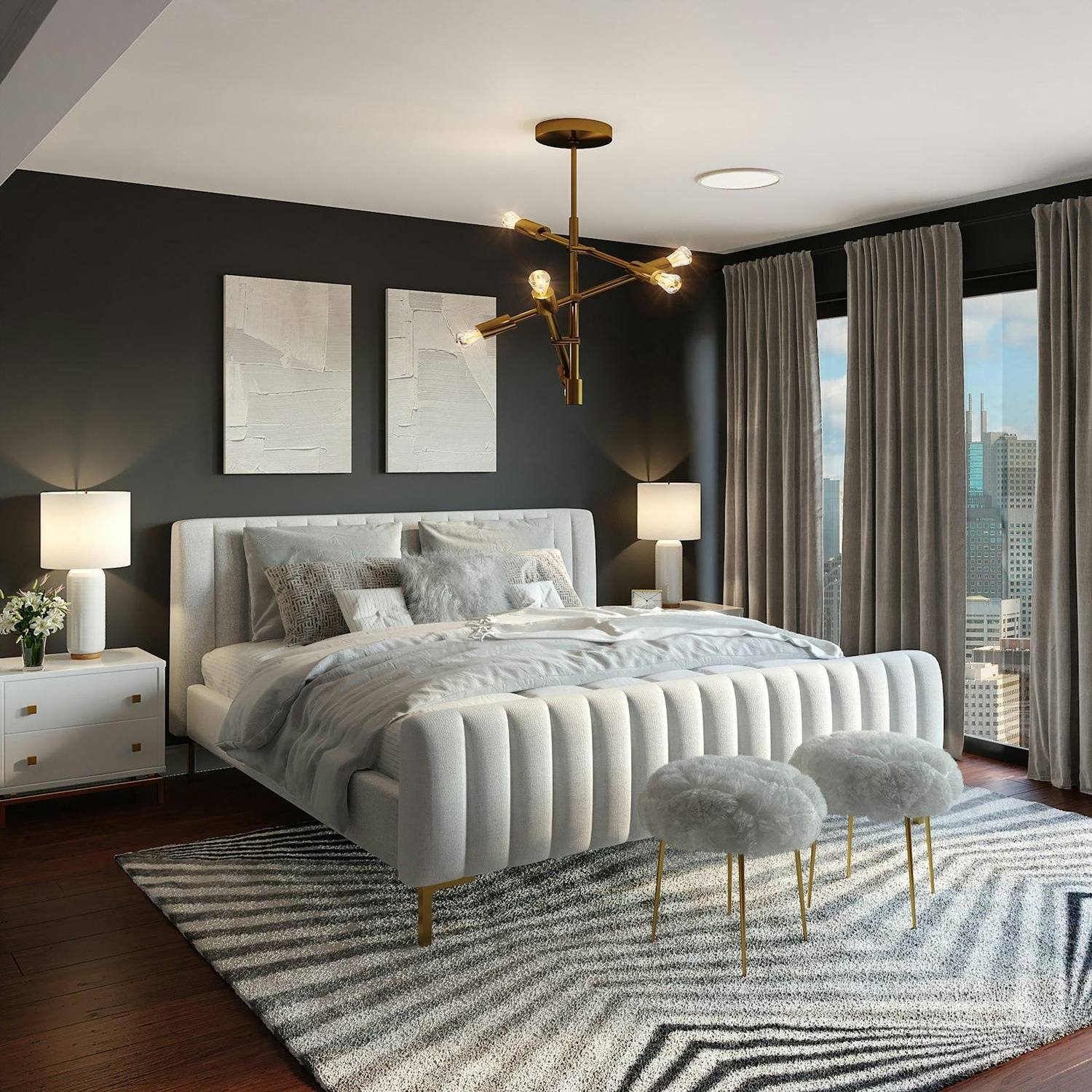 Made bed