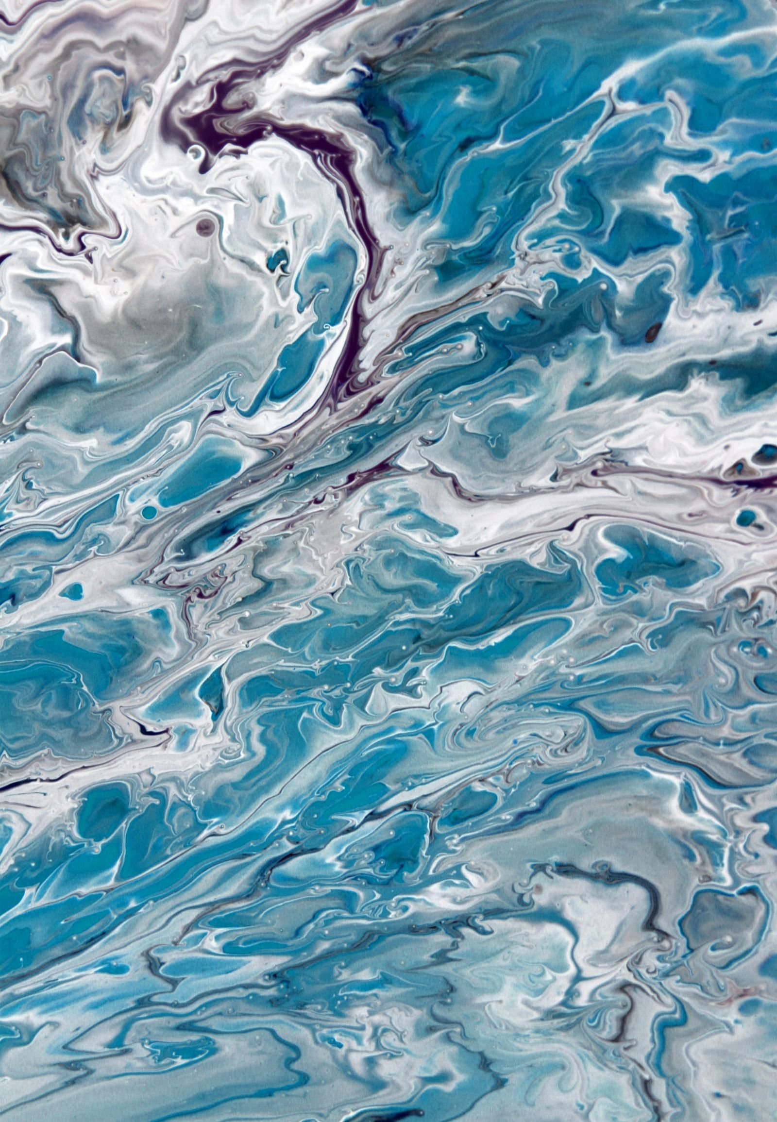 Blue and white marble, close to Azur Blue